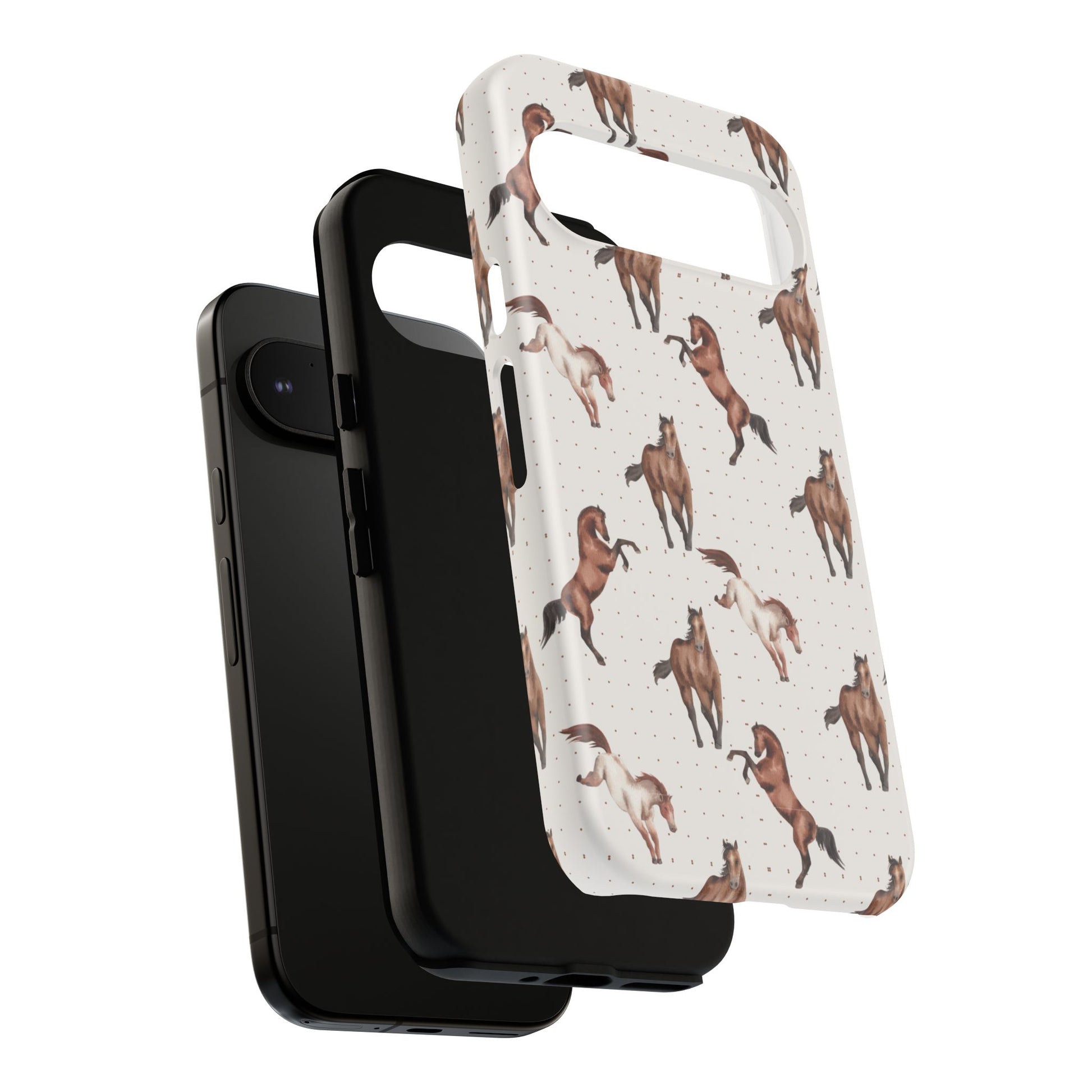 Wild Mustang Horse Pattern Phone Case – Stylish, Protective & Eco-Friendly - JGUS