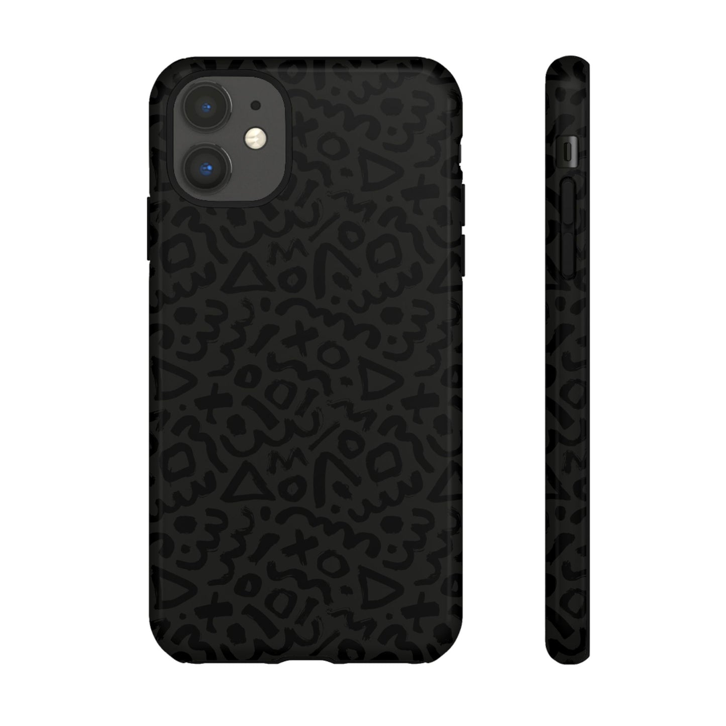Retro Geometric Vibes Phone Case – 80s 90s Vintage Abstract Pattern for iPhone & Samsung - JGUS