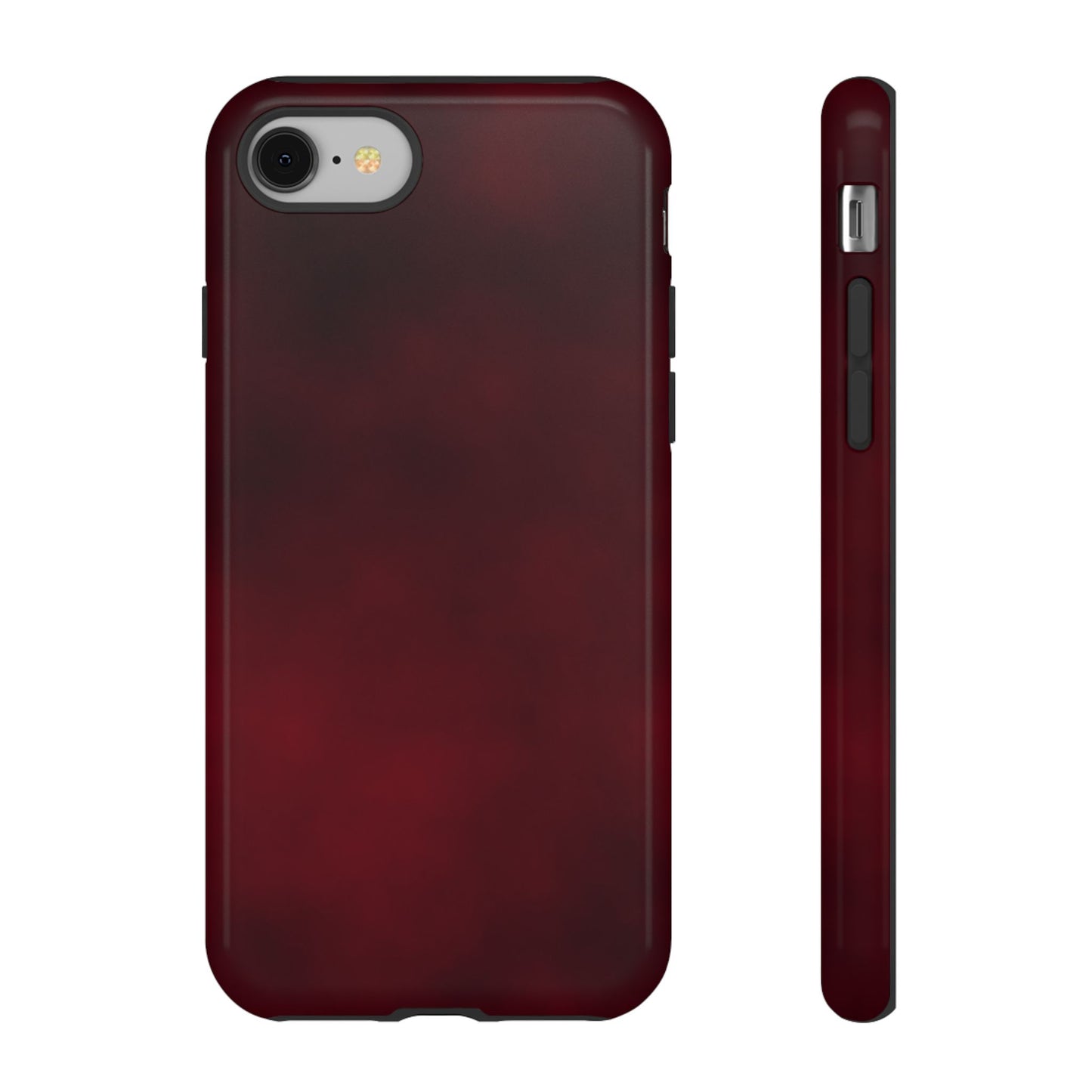 Vintage Burgundy Cherry Phone Case – Elegant Floral Design for iPhone 17 & Samsung Galaxy | Tough Protective Cover - JGUS