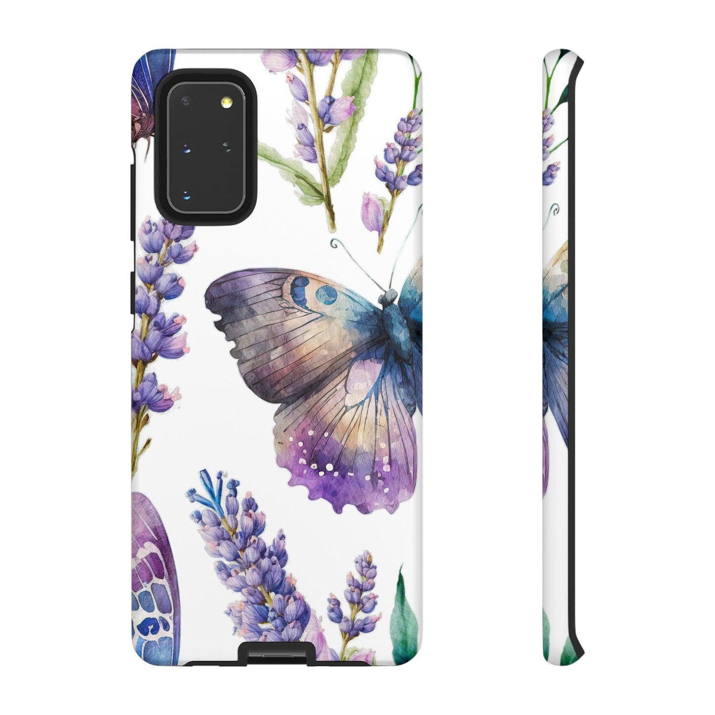 Lavender Butterfly Protective Phone Case