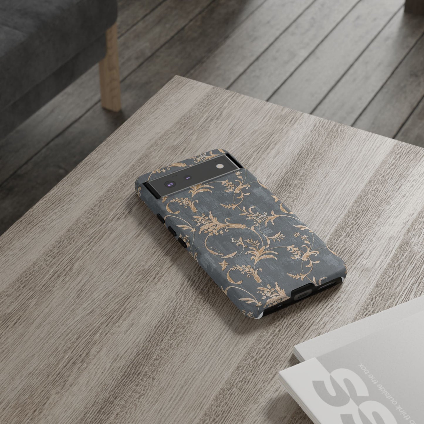 Old-Fashioned Flower Phone Case – Aesthetic Protective Cover for iPhone & Samsung - JGUS