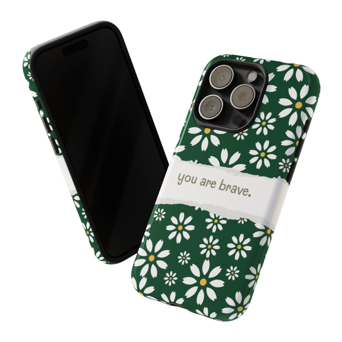 Green Daisy Bloom Phone Case