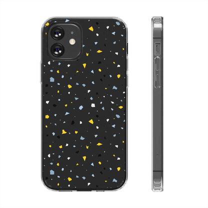 Terrazzo Chic Clear Phone Cases