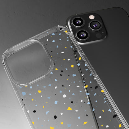 Terrazzo Chic Clear Phone Cases