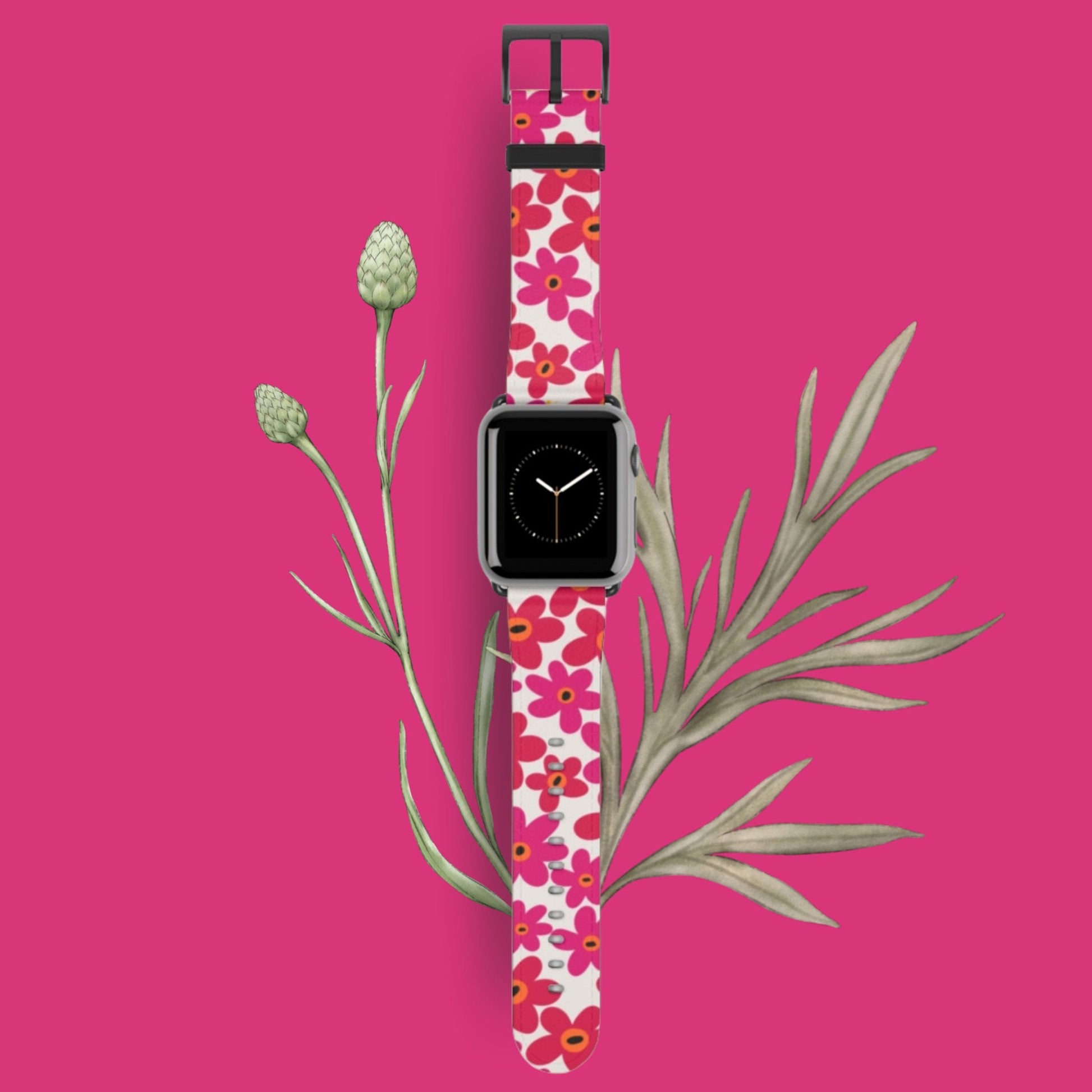 Abstract Florals Apple Watch Band - JGUS - #Phone - Case#