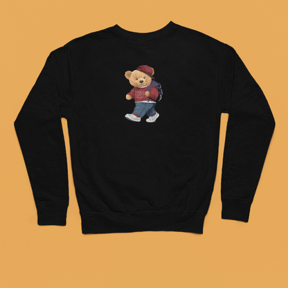 Cute School Bear Matching Sweatshirts