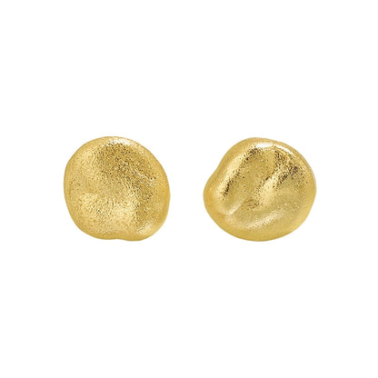 Handmade 18k Gold-Plated Sterling Silver Minimalist Stud Earrings | Fine Jewelry for Everyday Wear