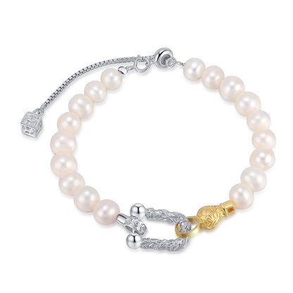 Elegant Sterling Silver Beaded Bracelet | Classic & Simple 925 Silver Design