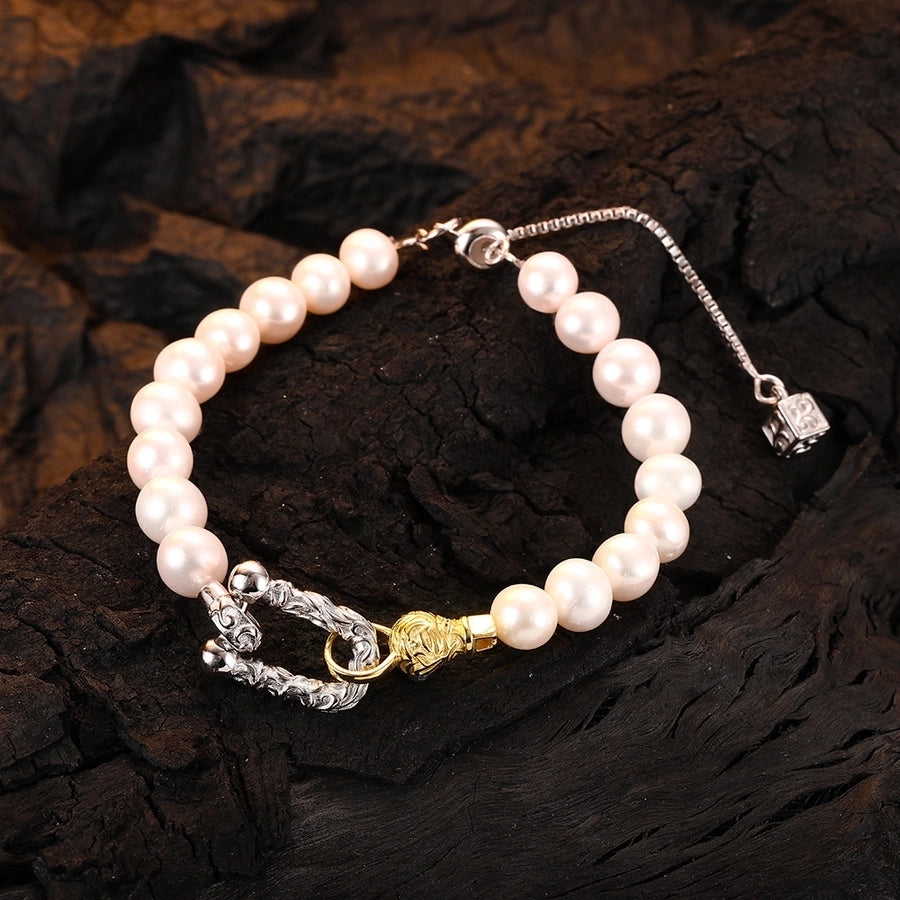 Elegant Sterling Silver Beaded Bracelet | Classic & Simple 925 Silver Design