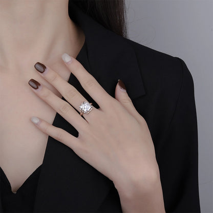 Sterling Silver Geometric Open Rings | Trendy Minimalist Jewelry for Women